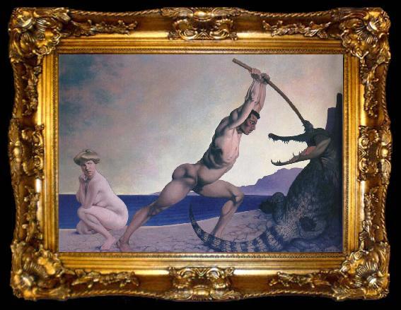 framed  Felix Vallotton Perseus Slays the Dragon, ta009-2